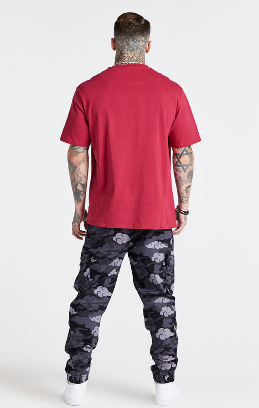 SikSilk X Steve Aoki Oversized Tee - Pink