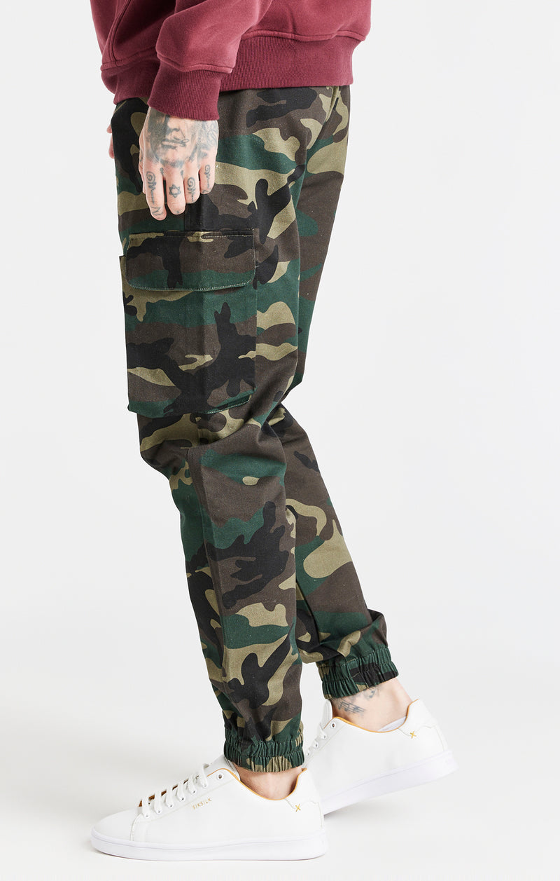 Green Camo Utility Cargo Jogger