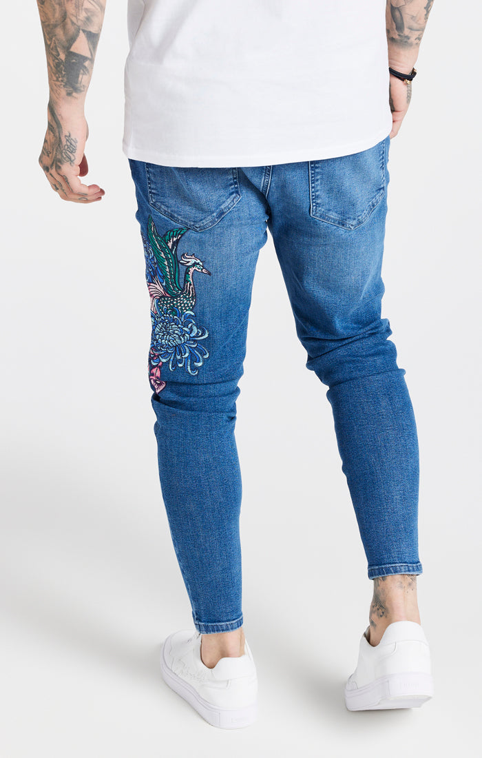 Steve Aoki x SikSilk Blue Drop Crotch Jean (2)