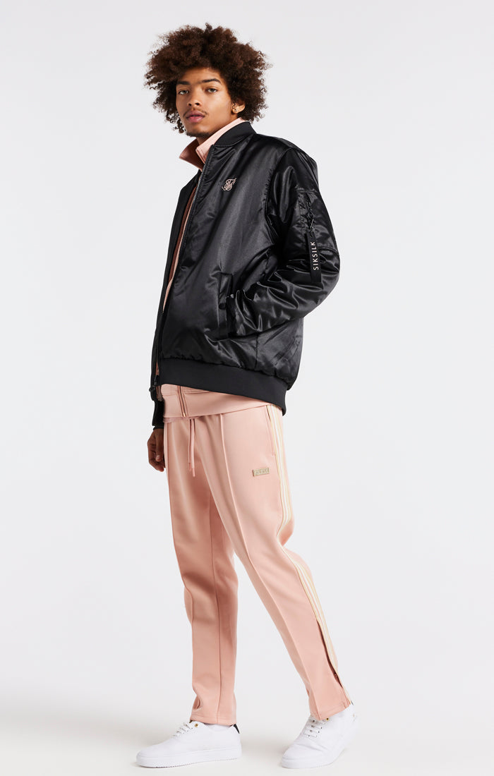 Pink And Black Reversible Bomber (2)