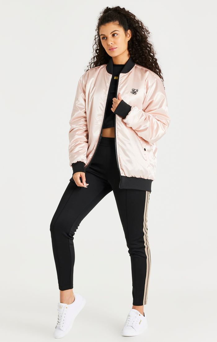 Pink And Black Reversible Bomber (3)
