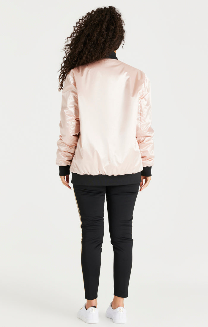 Pink And Black Reversible Bomber (5)