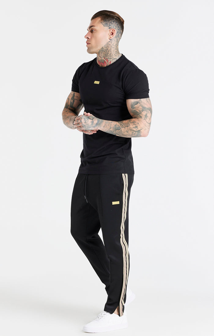 Black Gold Badge Muscle Fit T-Shirt (2)