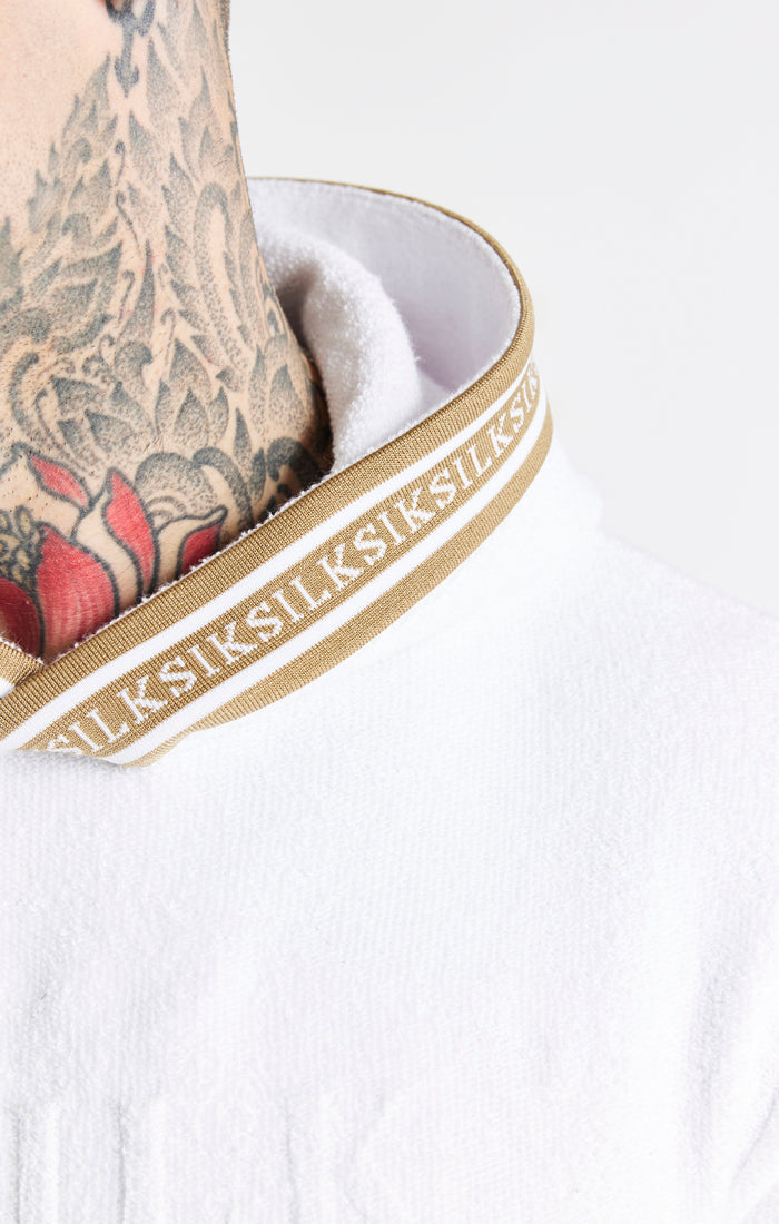 Load image into Gallery viewer, White Eminent Loop Back Overhead Hoodie (1)