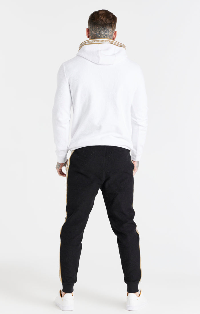 Load image into Gallery viewer, White Eminent Loop Back Overhead Hoodie (4)