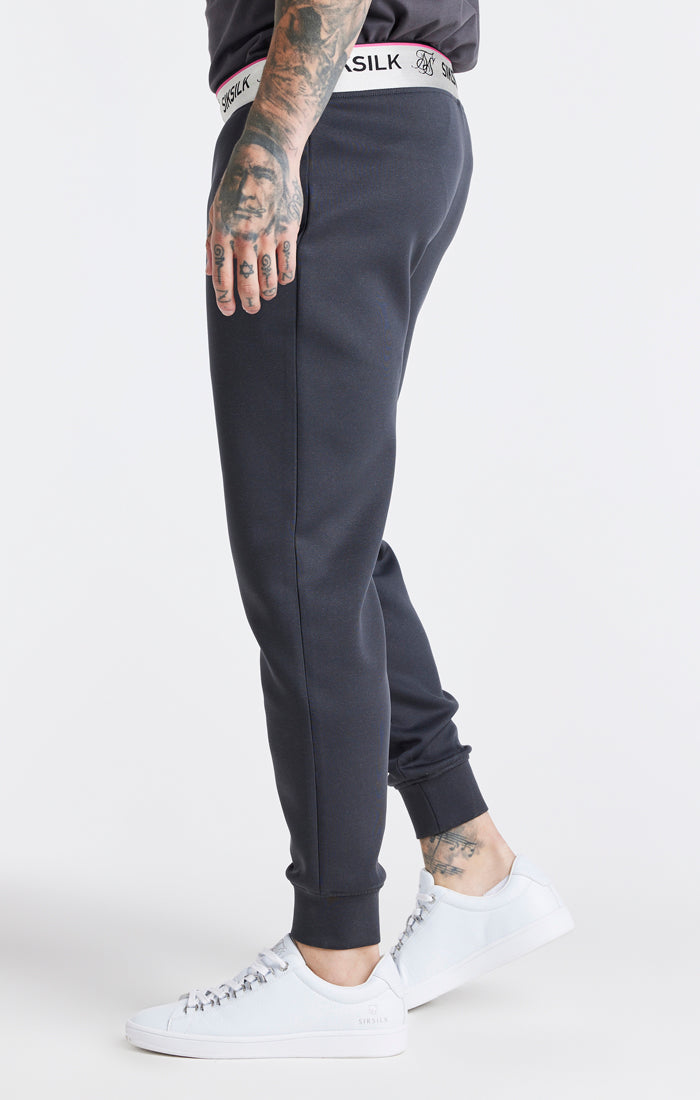 Grey Metallic Tape Jogger (1)