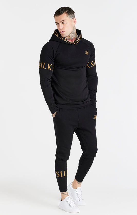 Black Dynamic Overhead Hoodie