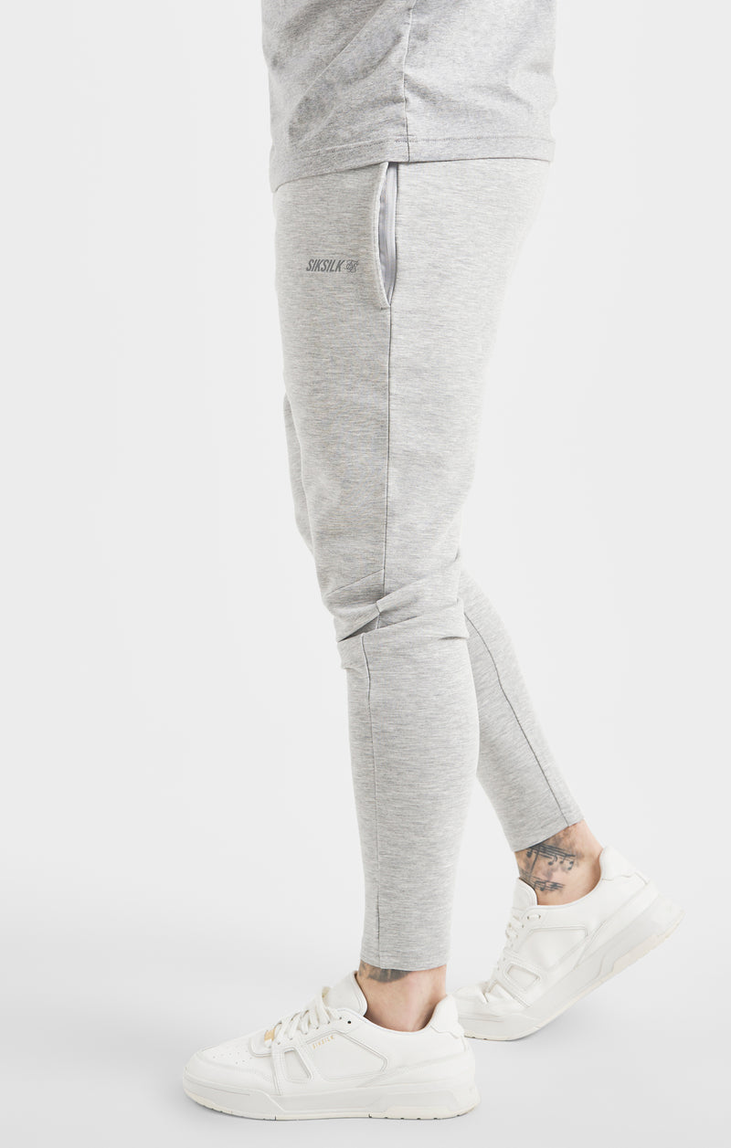 Grey Marl Sports Track Pant (1)