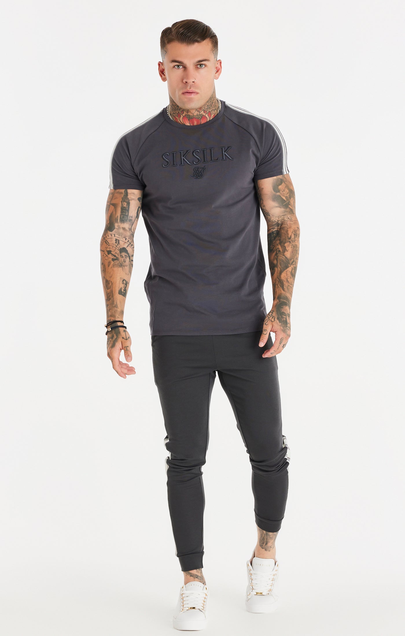 Load image into Gallery viewer, SikSilk Elevate Tape Pants - Grey (5)