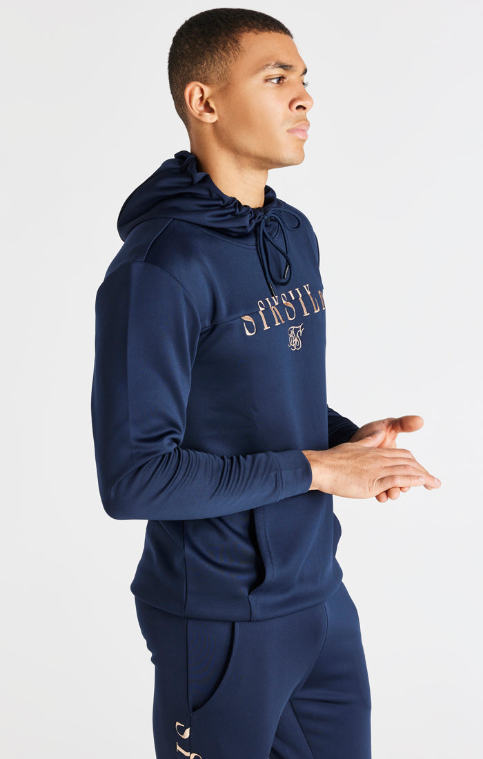 Load image into Gallery viewer, Navy Division Overhead Hoodie (2)
