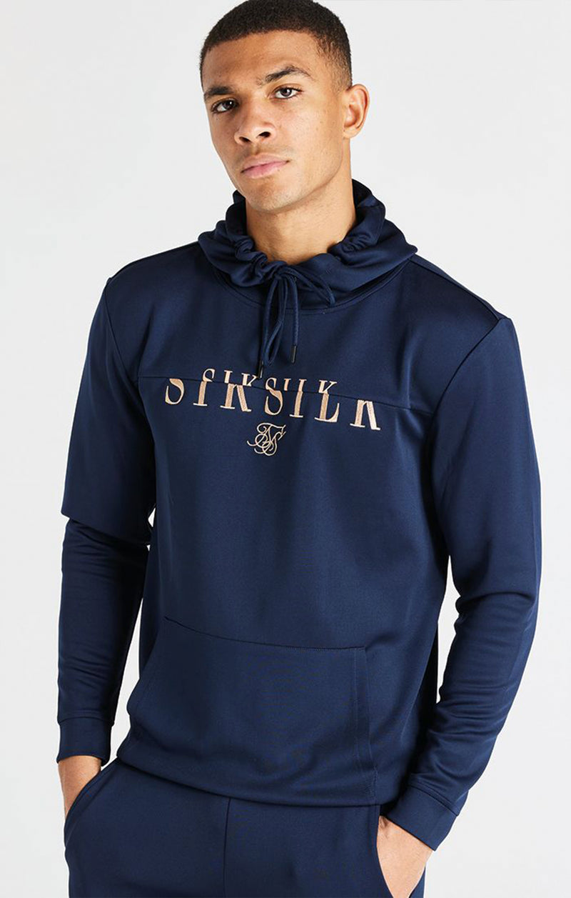 Navy Division Overhead Hoodie