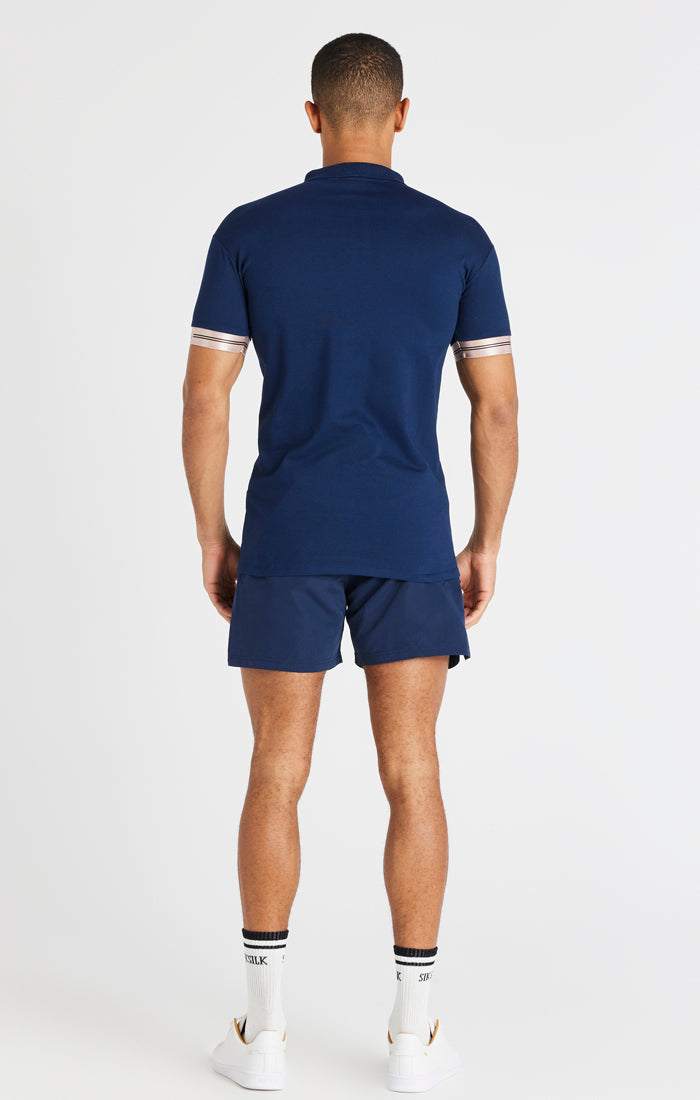 SikSilk Division Tech Polo - Navy (5)