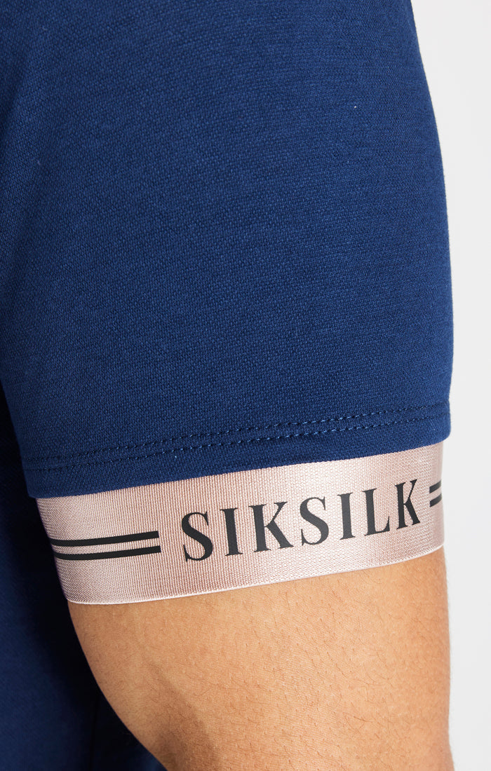 SikSilk Division Tech Polo - Navy (2)