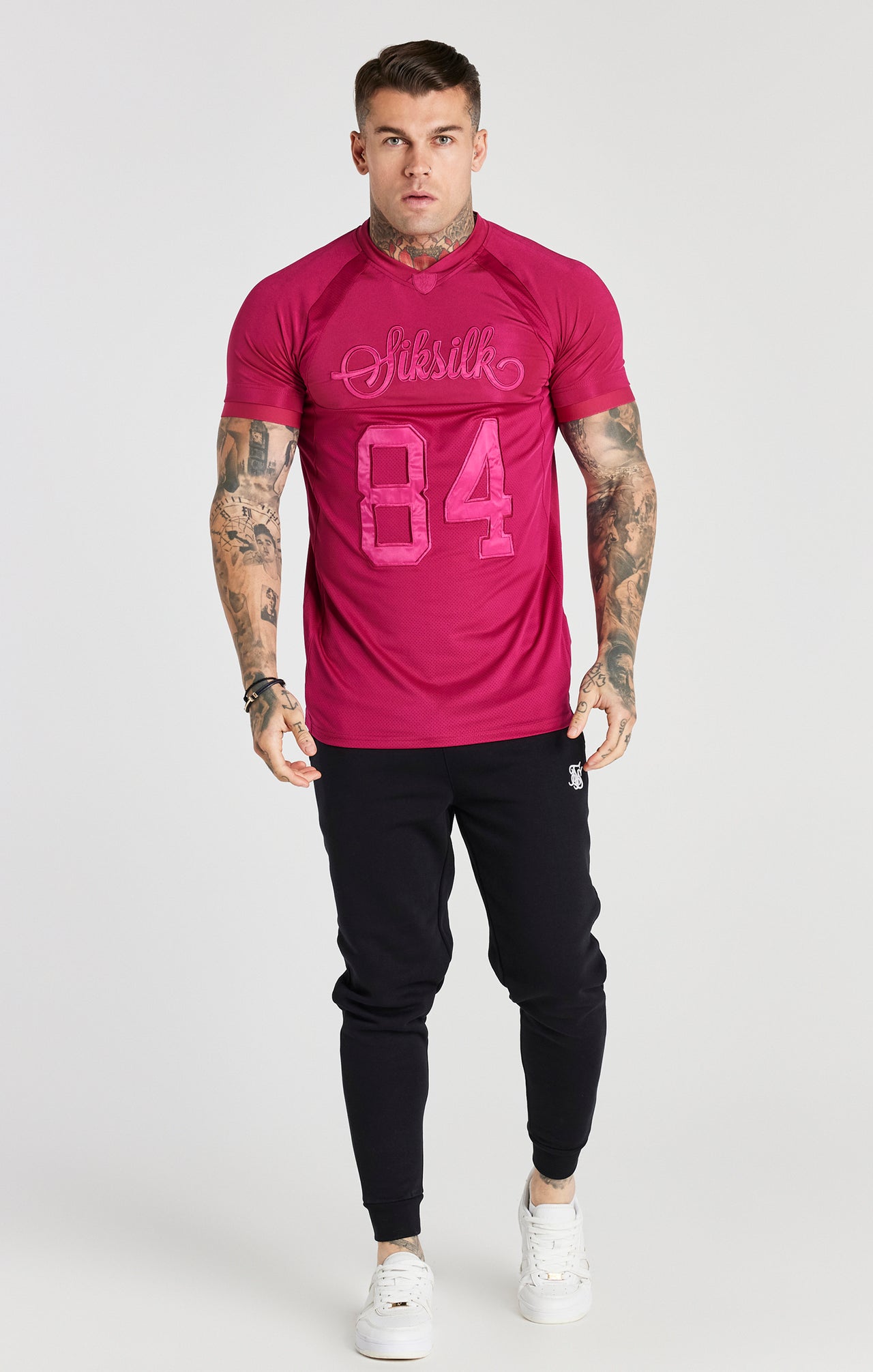 Pink Stretch Sports T-Shirt (1)