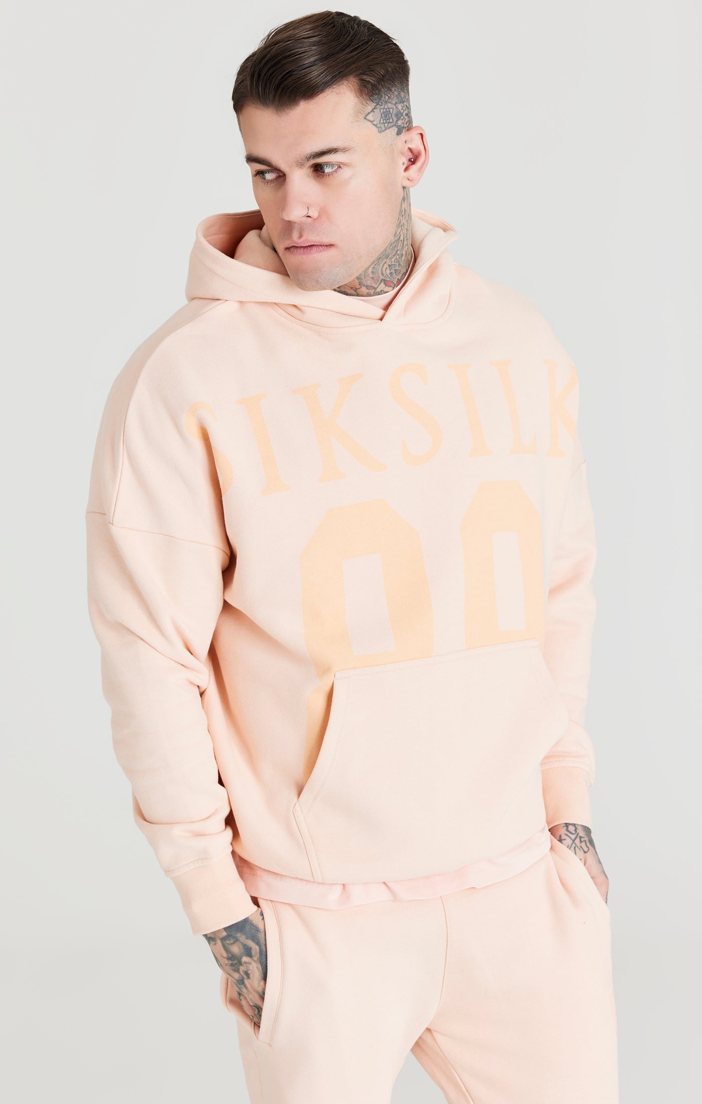 Load image into Gallery viewer, Pink Relaxed Fit Overhead Hoodie