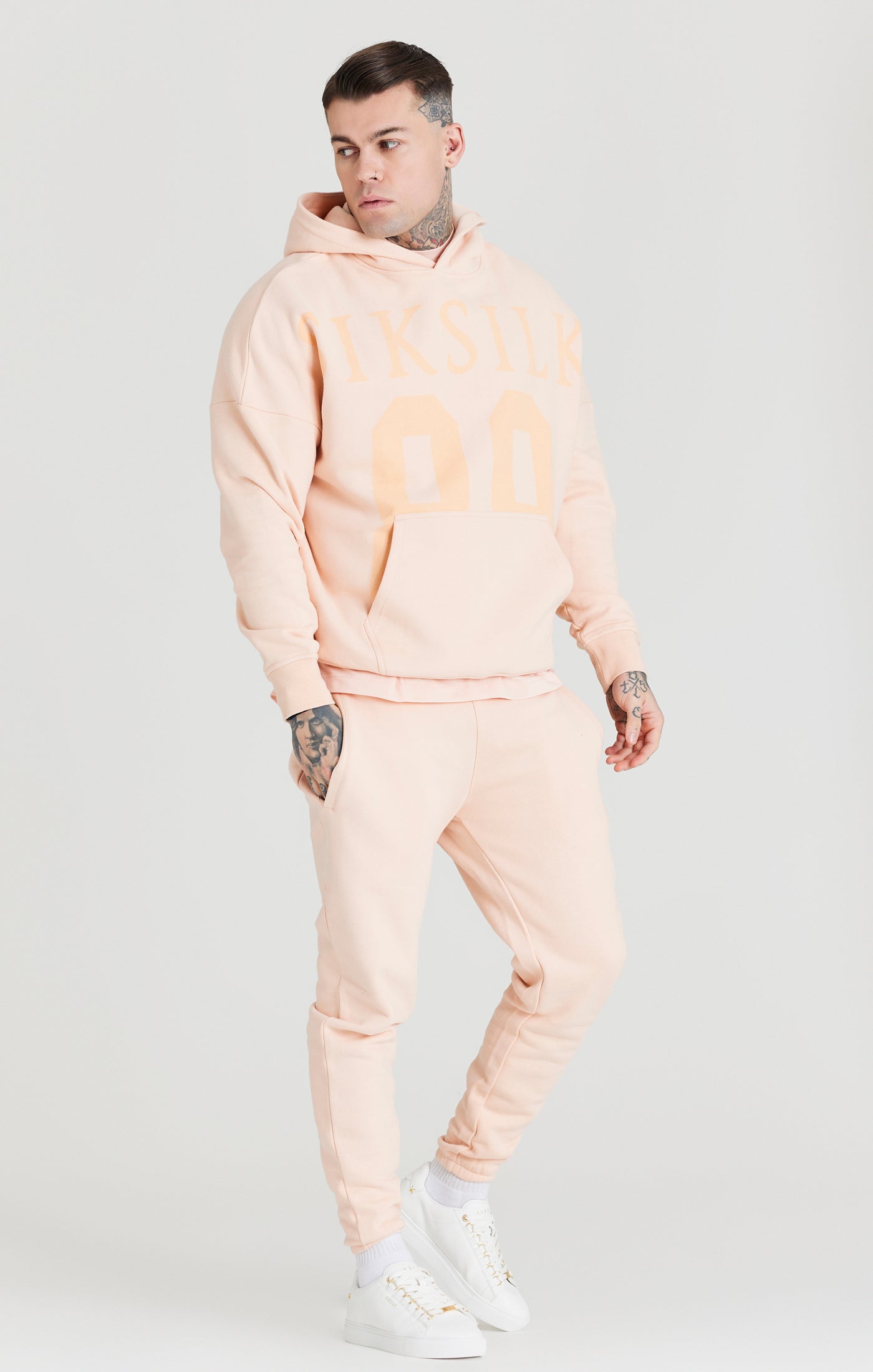 Load image into Gallery viewer, Pink Relaxed Fit Overhead Hoodie (2)