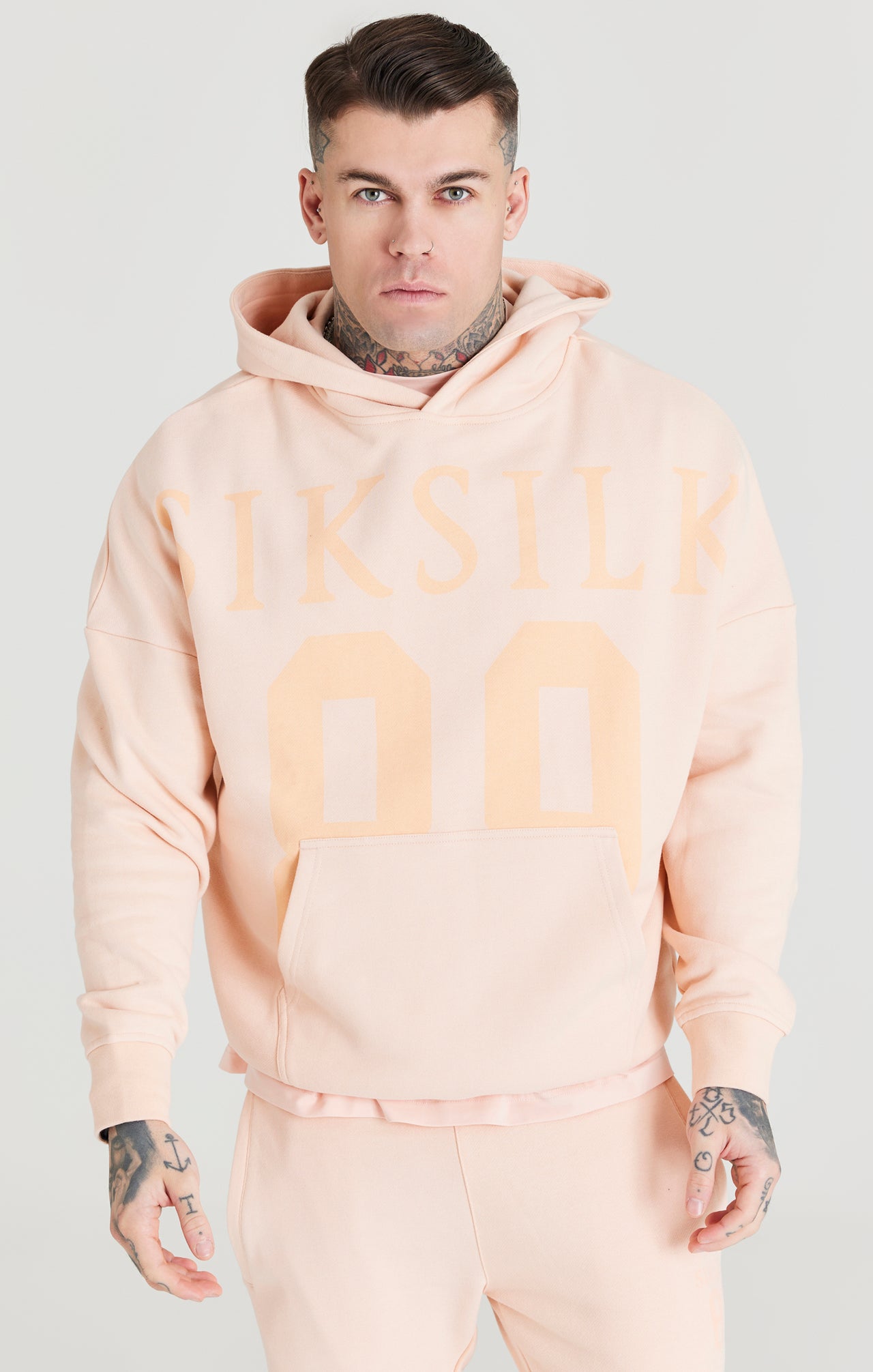 Pink Relaxed Fit Overhead Hoodie (4)