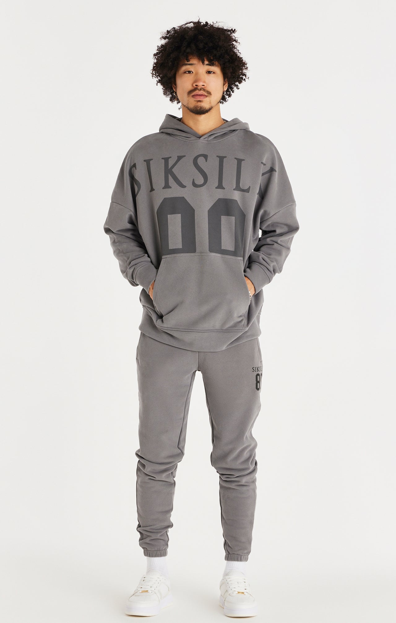 Grey Relaxed Fit Cuff Jogger (3)