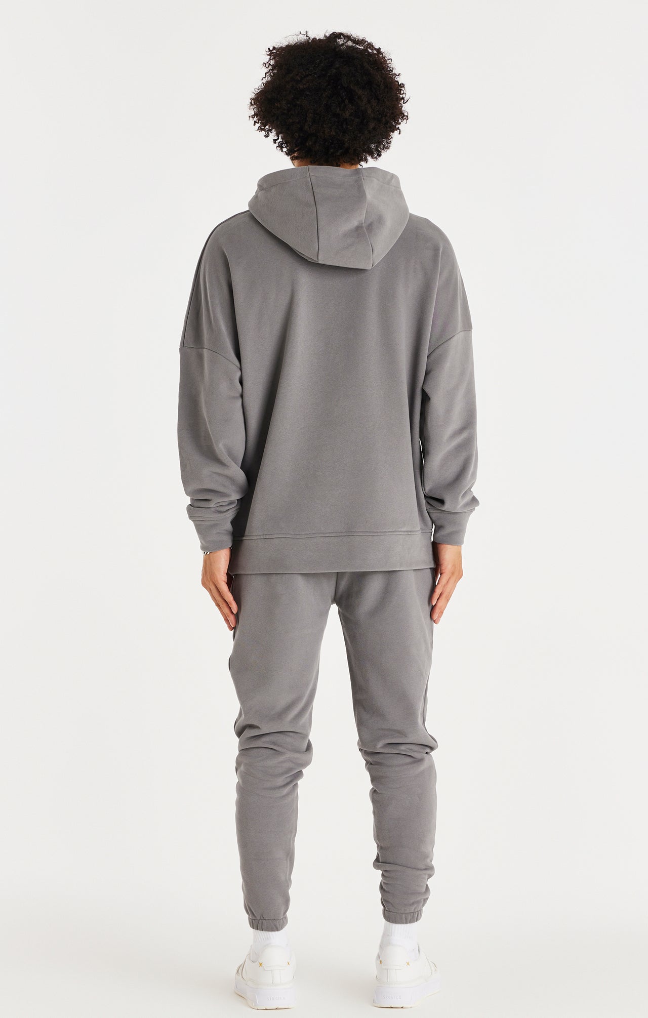 Grey Relaxed Fit Cuff Jogger (5)