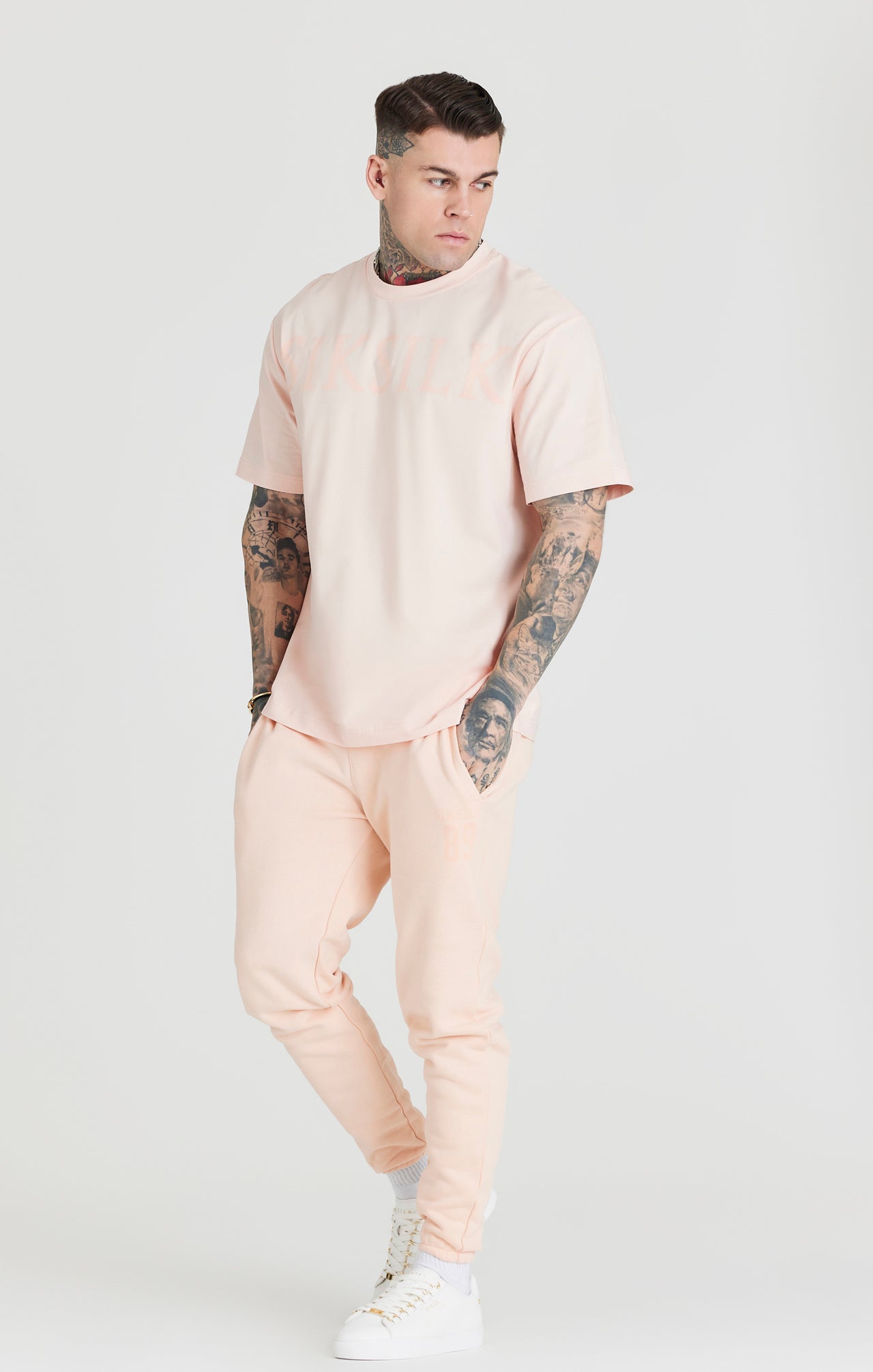 Pink Relaxed Fit Cuff Jogger (3)