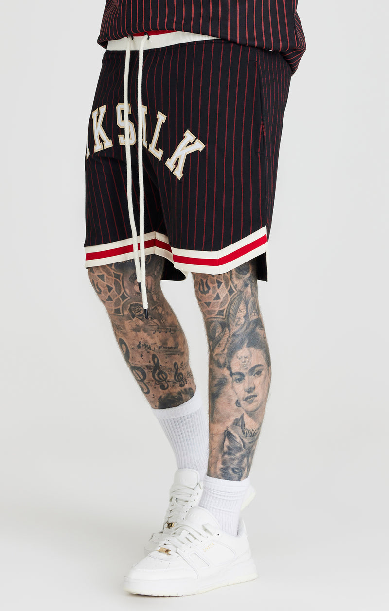 Black Retro Classic Basketball Short