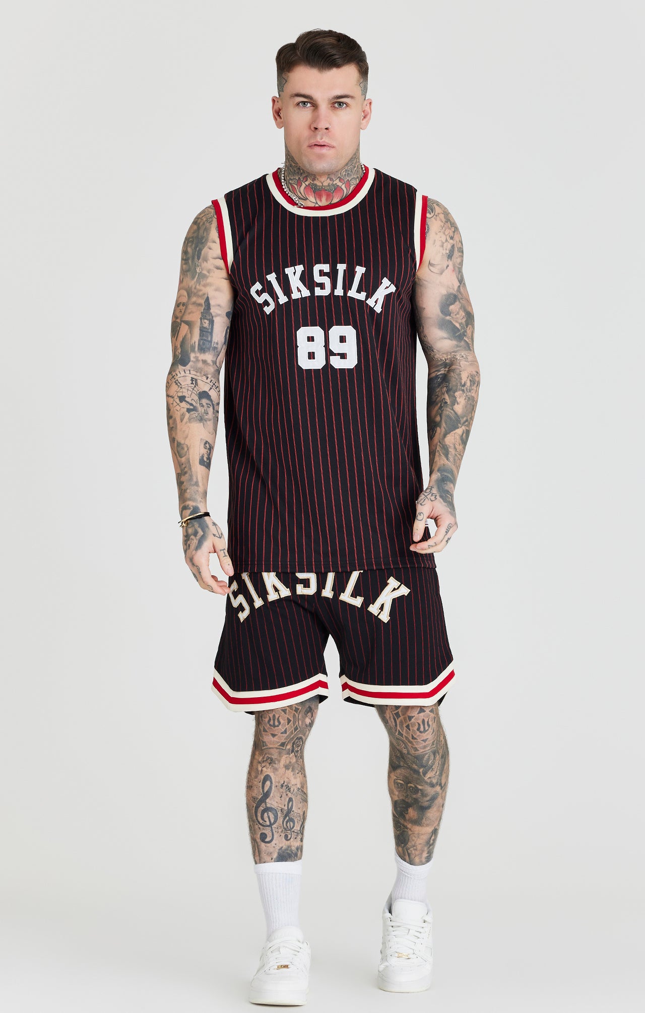 Black Retro Classic Basketball Vest (5)