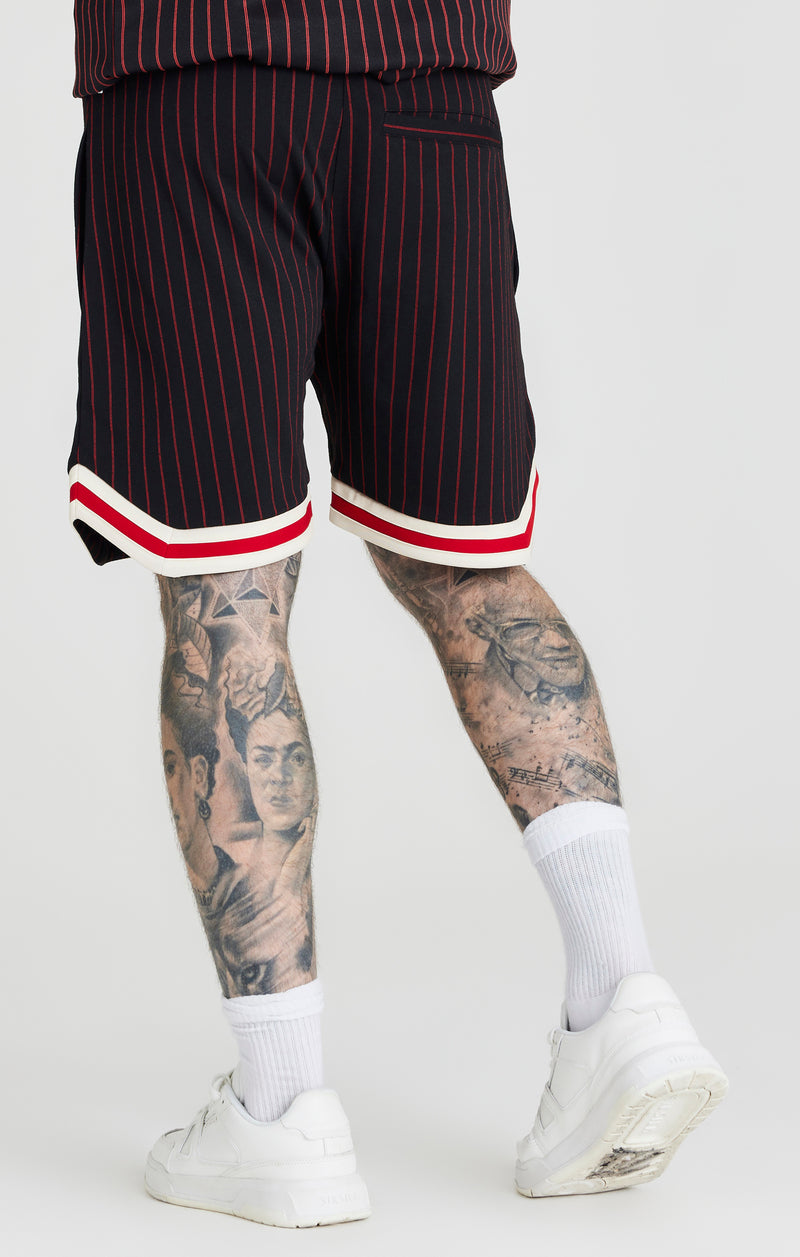 Black Retro Classic Basketball Short (1)