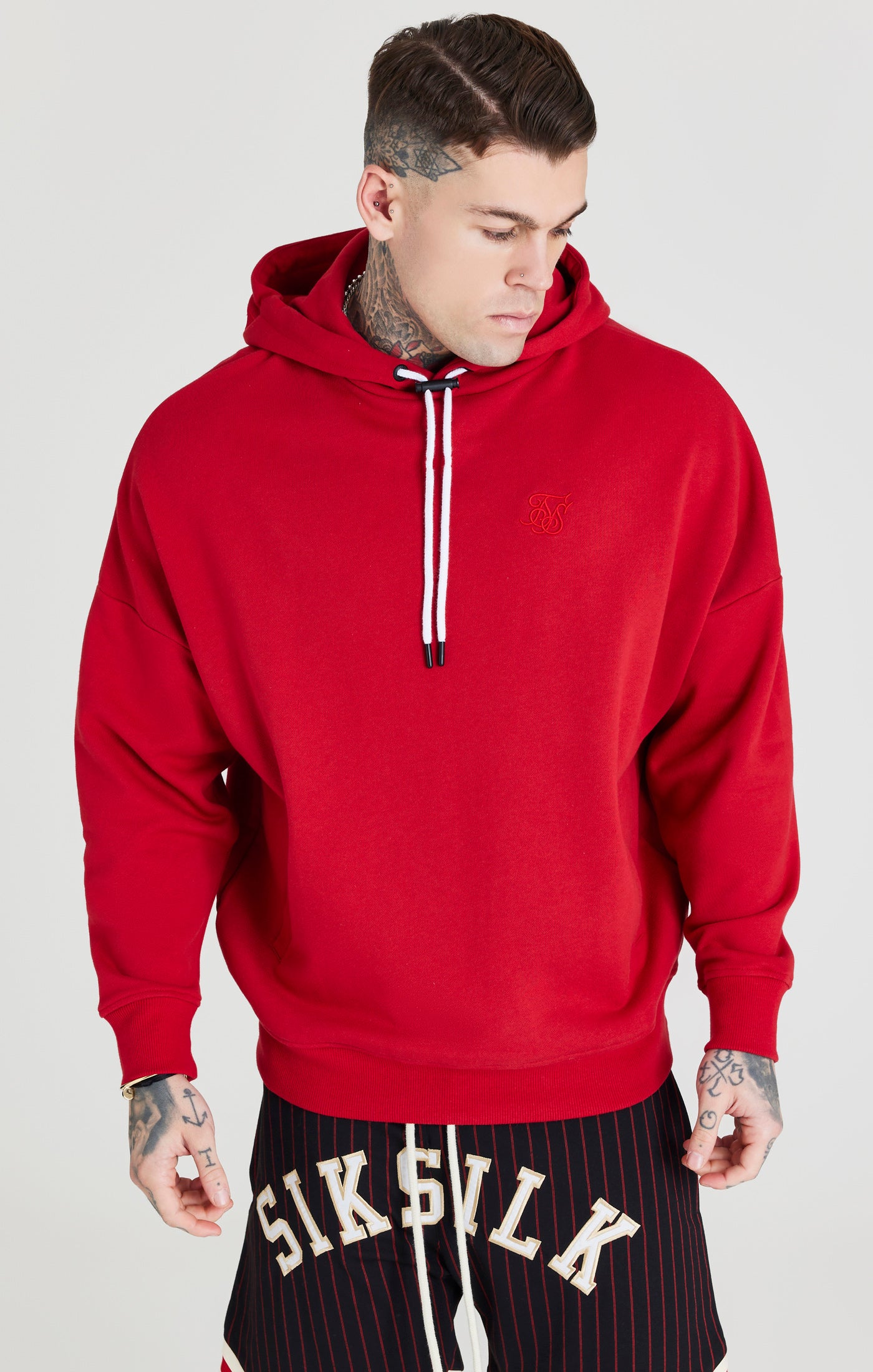 Red 2025 siksilk hoodie