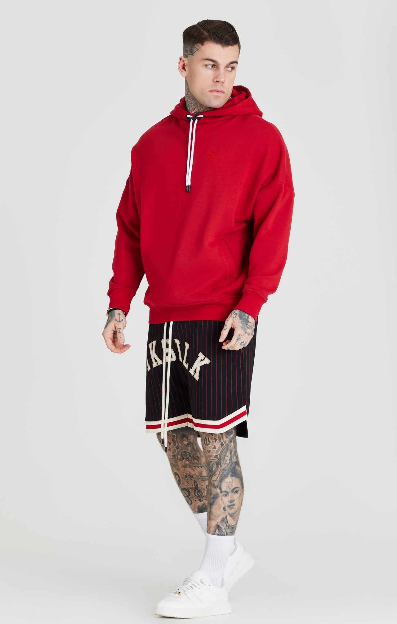 Red Retro Classic Toggle Hoodie (2)