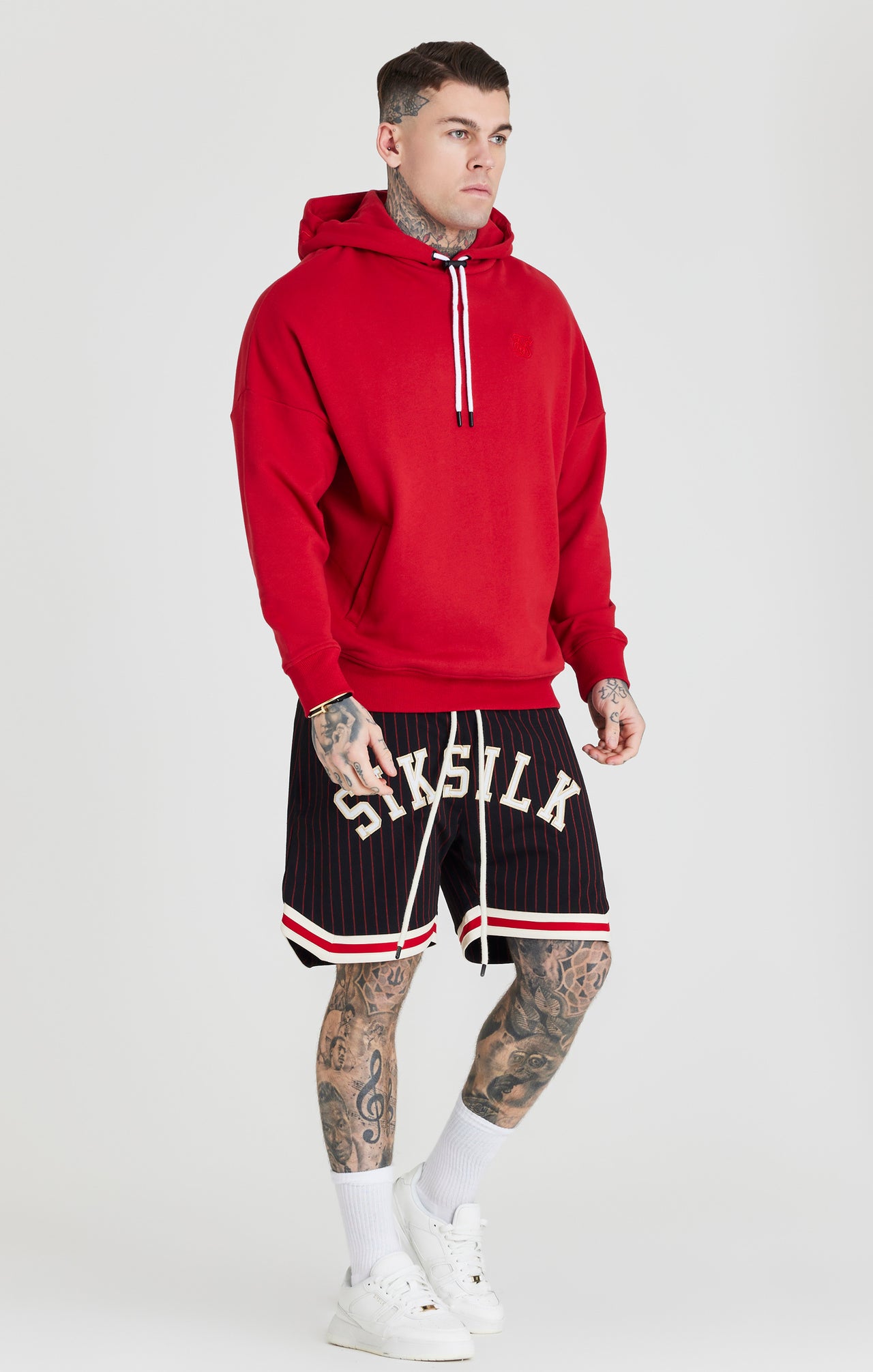 Red Retro Classic Toggle Hoodie (3)