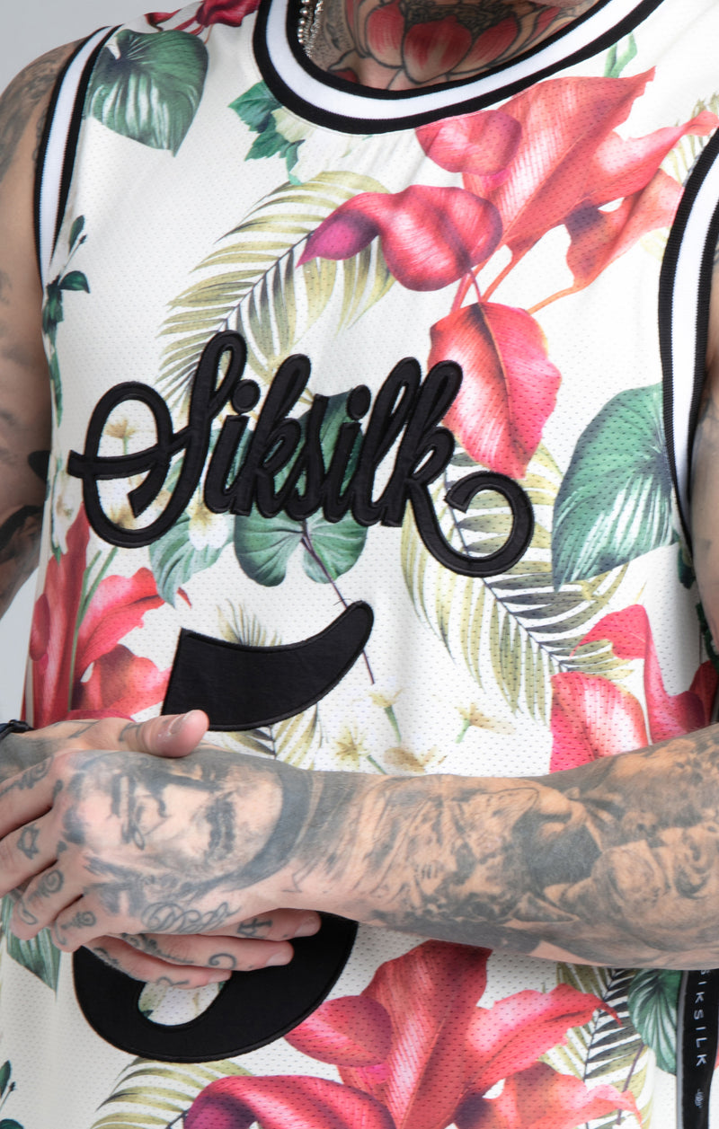 Ecru Retro Basketball Vest (1)