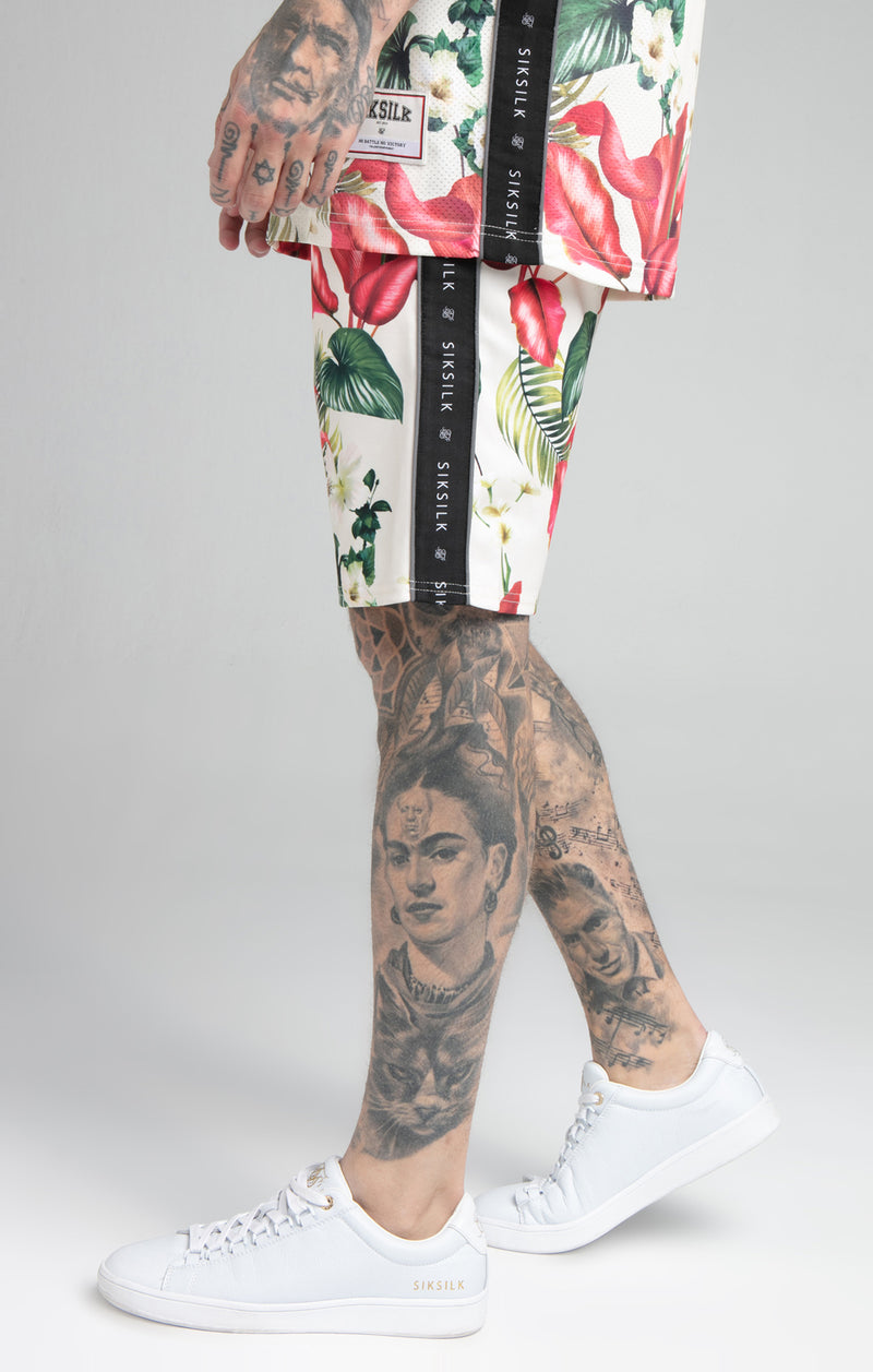 Ecru Retro Tape Short (1)