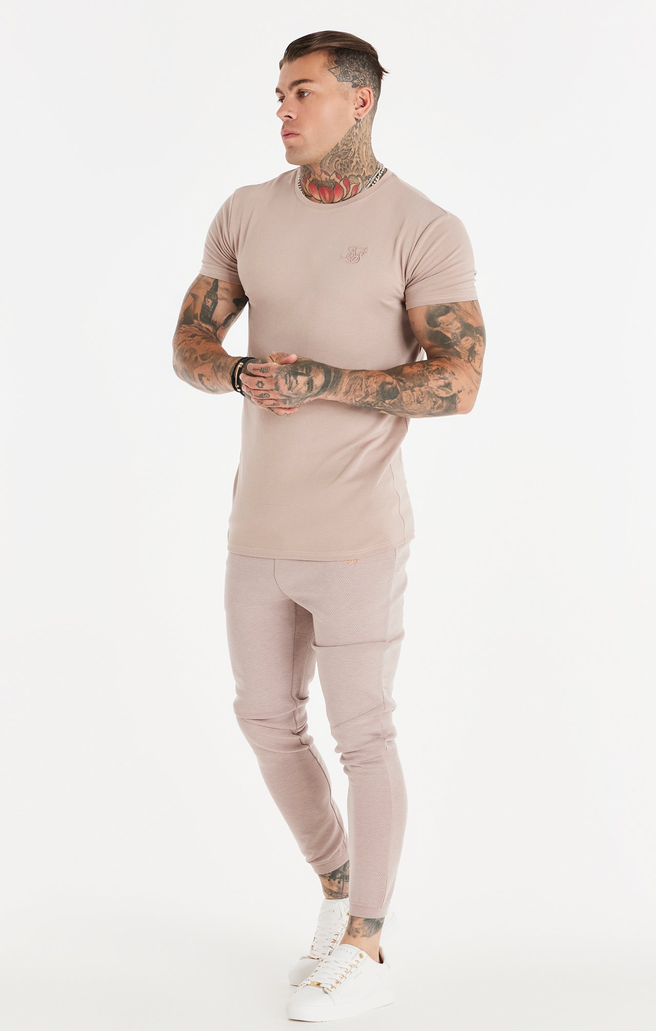 Pink Washed Fitted Tape Pant (4)