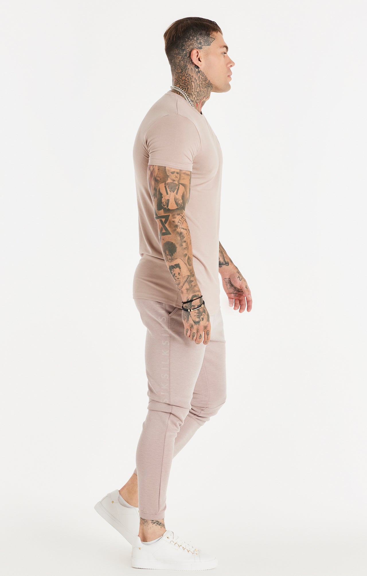 Pink Washed Fitted Tape Pant (6)