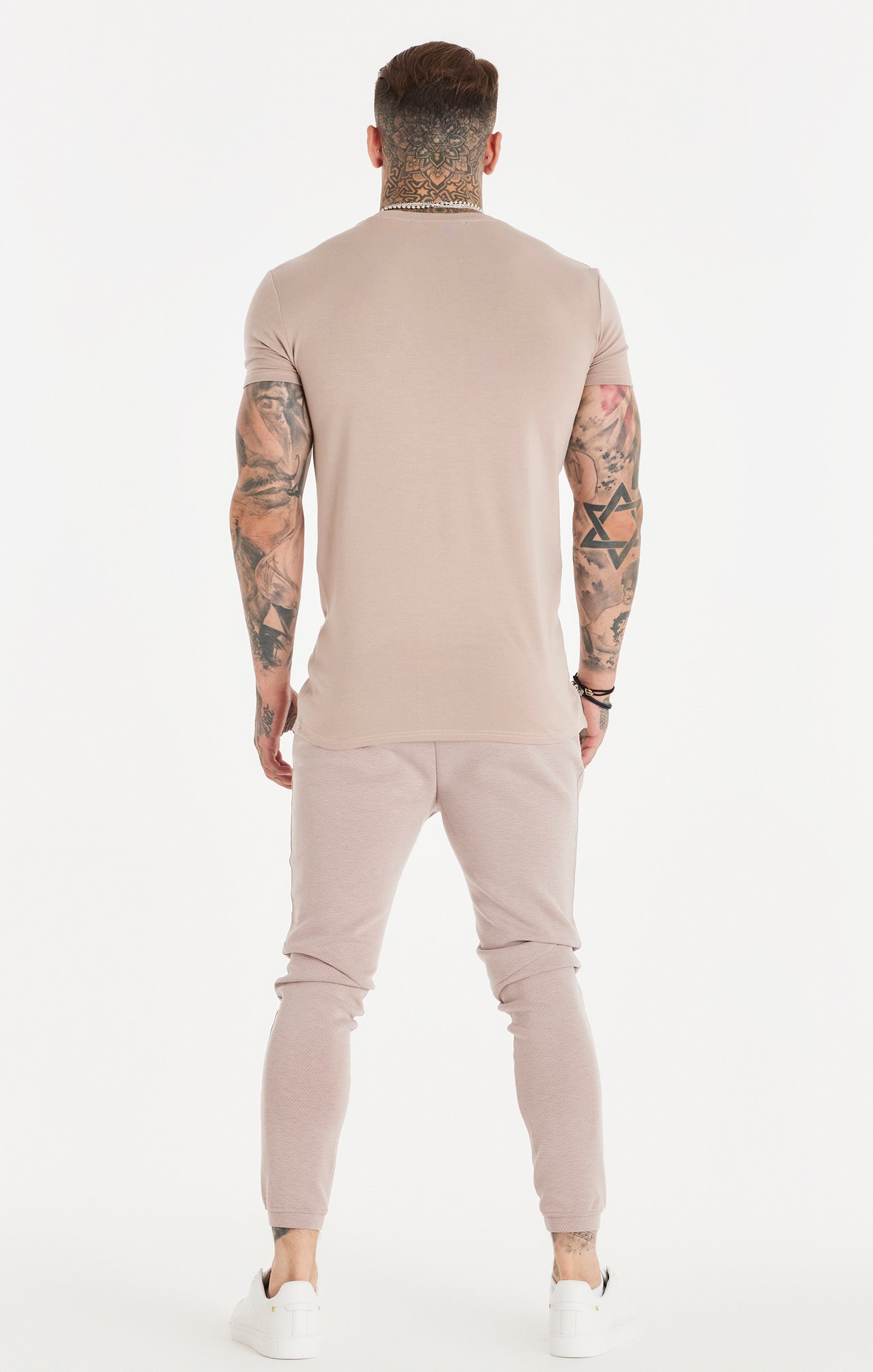 Pink Washed Fitted Tape Pant (7)