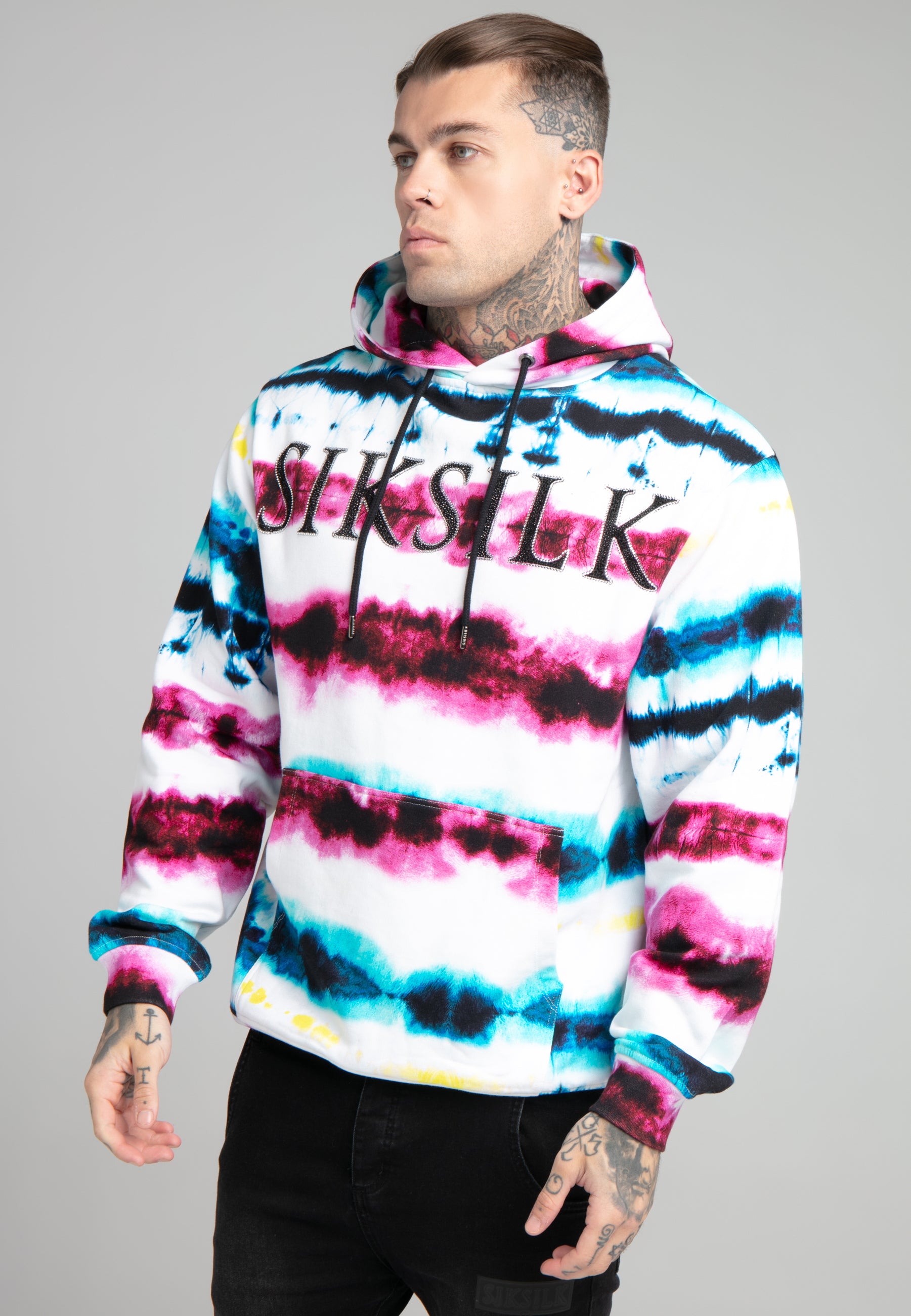 Sik silk hot sale blue hoodie