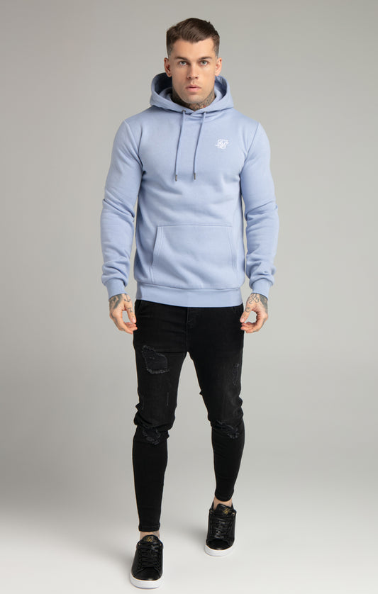 SikSilk Basic Overhead Hoodie - Blue