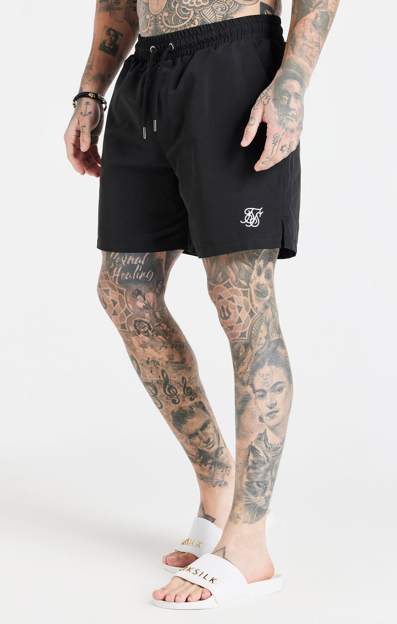 Black Essential Swim Short