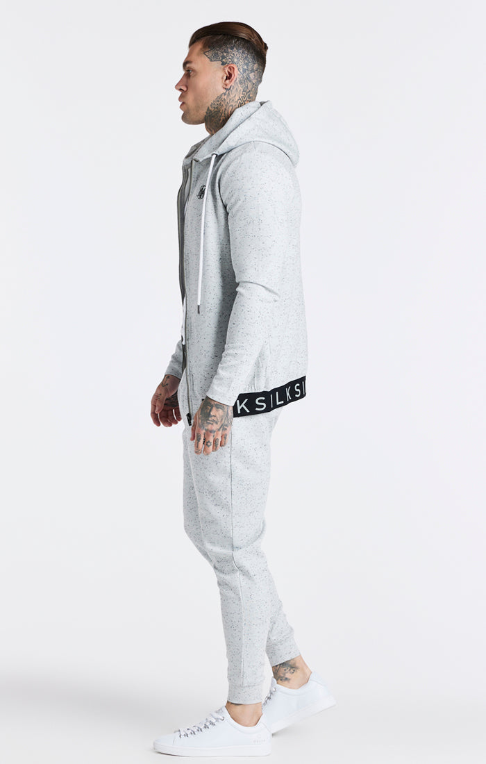 Load image into Gallery viewer, Grey Zip Through Hoodie (4)