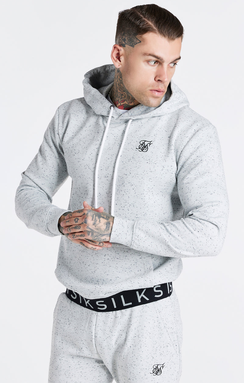 Grey Marl Overhead Hoodie