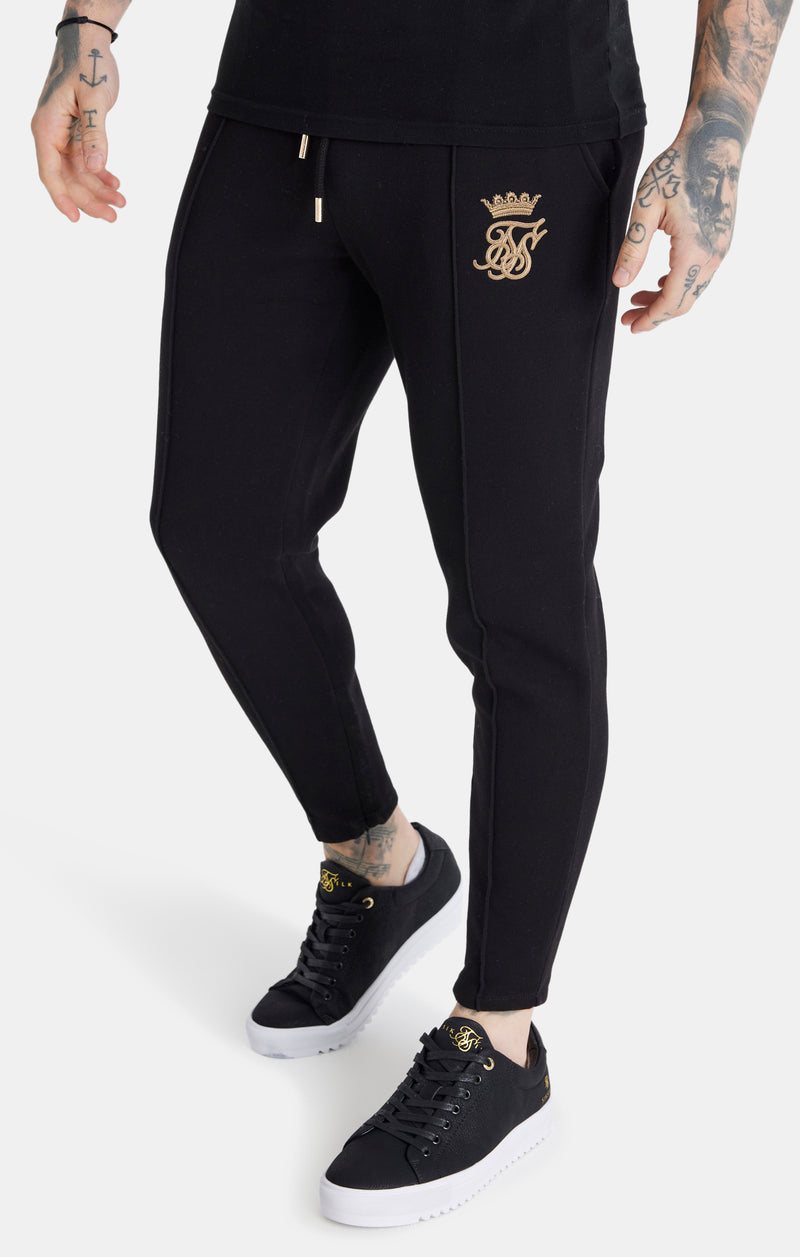 Messi x SikSilk Black Pleated Pant