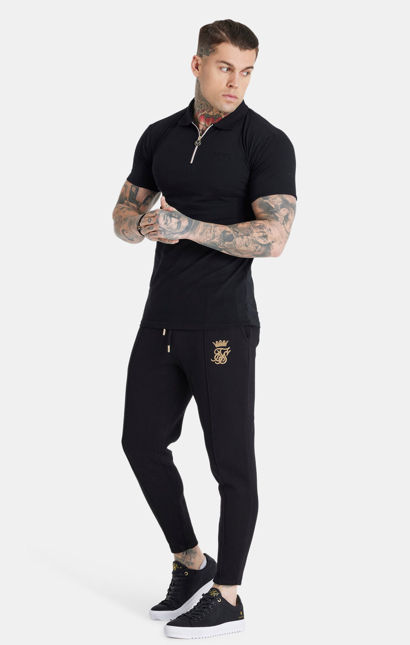 Messi x SikSilk Black Pleated Pant (1)