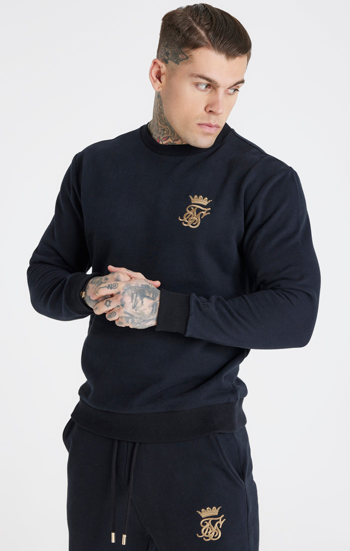 Messi x SikSilk Black Crew Sweatshirt