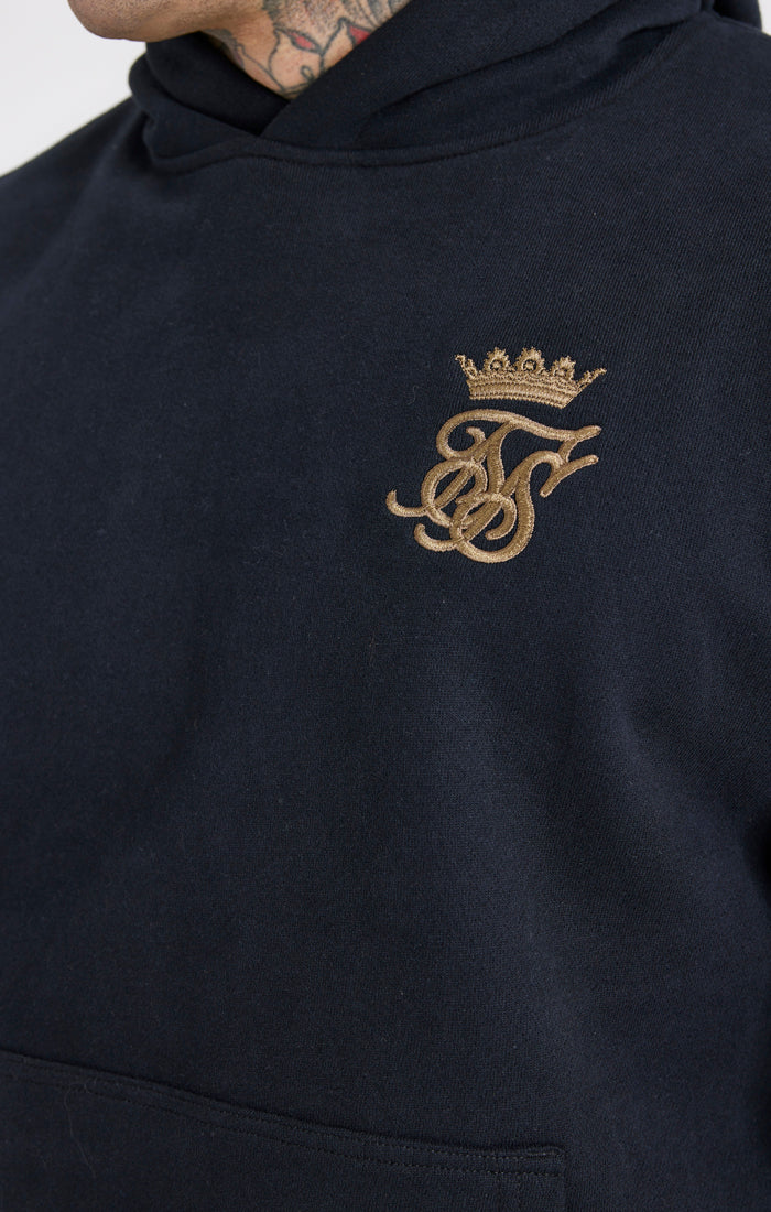 Messi x SikSilk Black Fleece Overhead Hoodie (1)