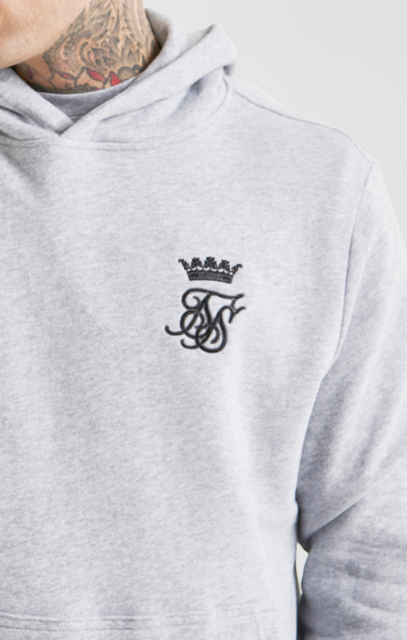 Messi x SikSilk Grey Fleece Overhead Hoodie (1)