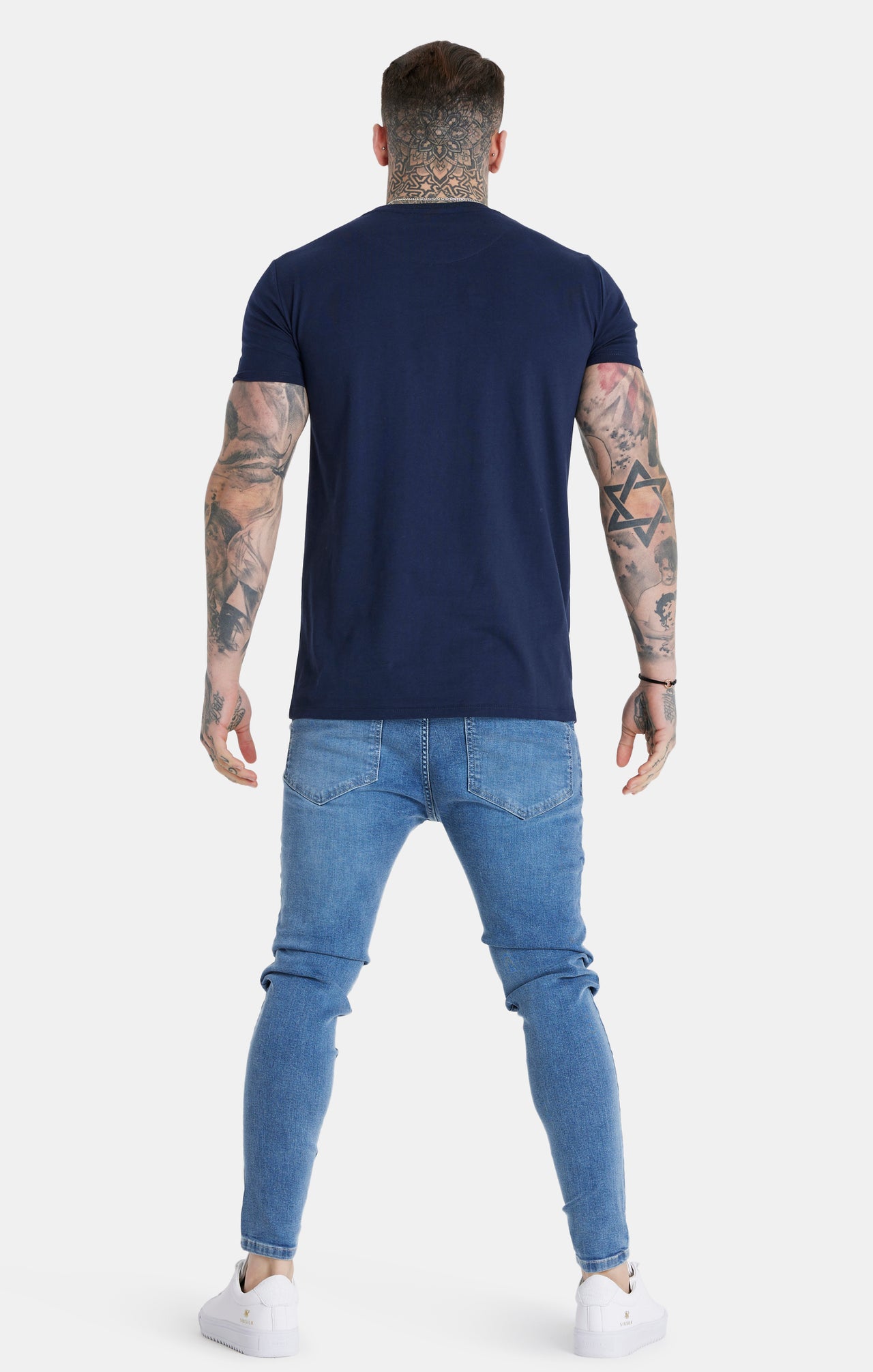 Messi x SikSilk Navy Muscle Fit (4)