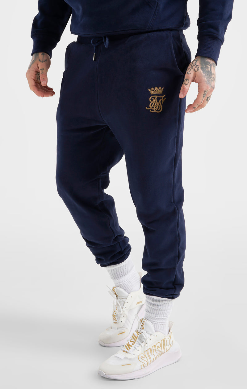 Messi x SikSilk Navy Fleece Pant