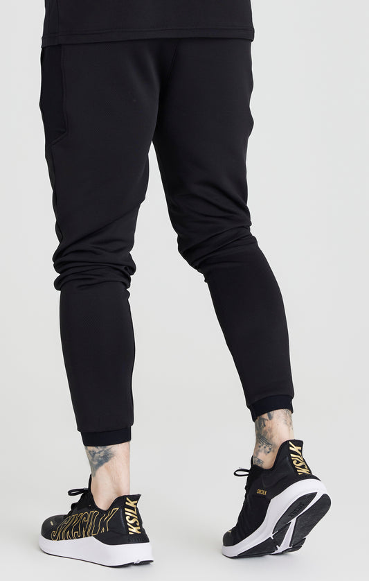 Black Retro Sports Scope Pant