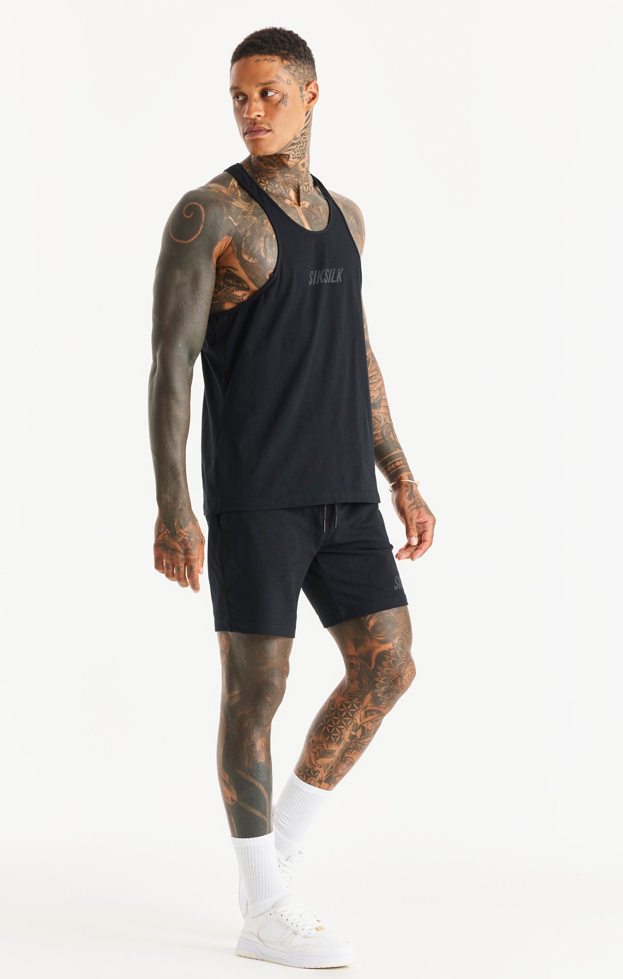 SikSilk Brand Carrier Racer Vest - Black (2)