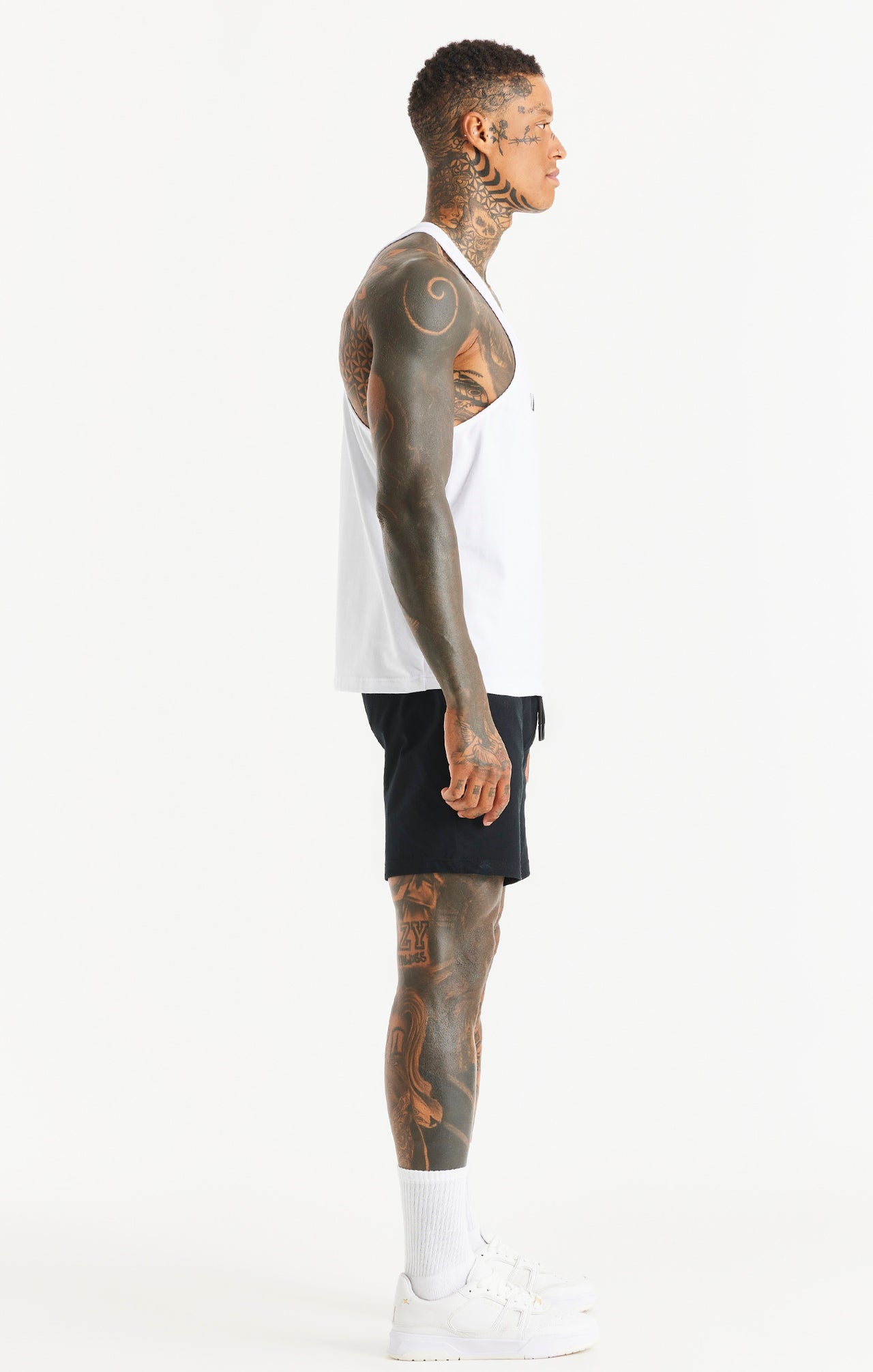 SikSilk Brand Carrier Racer Vest - White (5)